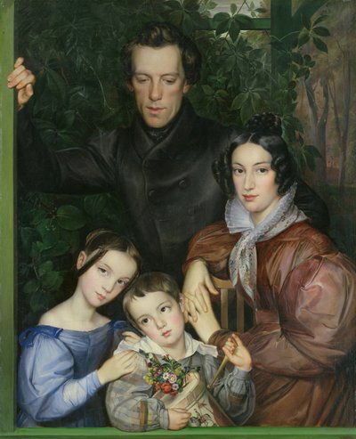 The Rauter Family, 1836 by Johann Friedrich Dieterich